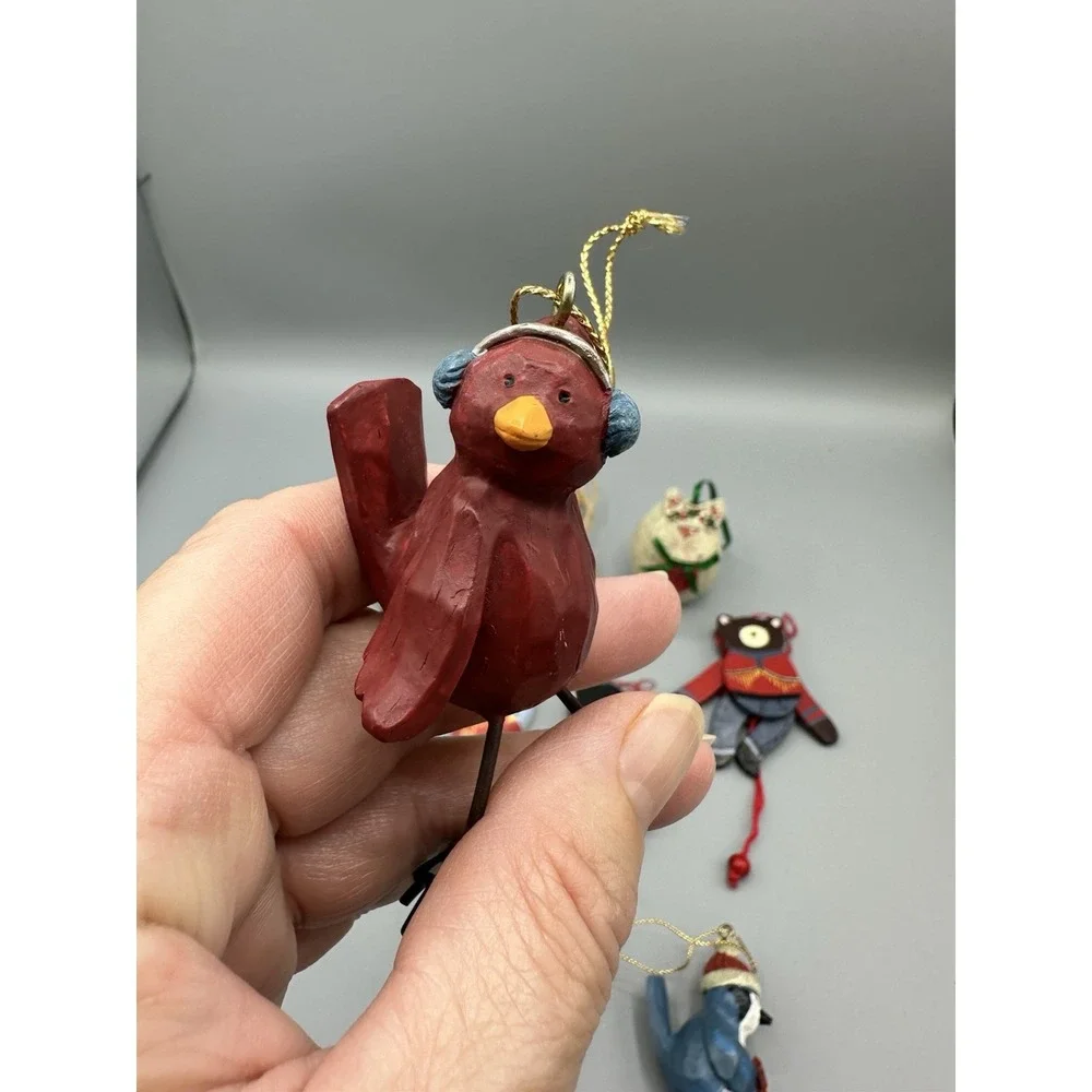 8 Lot Christmas Ornaments That Are Adorable Wood And Resin